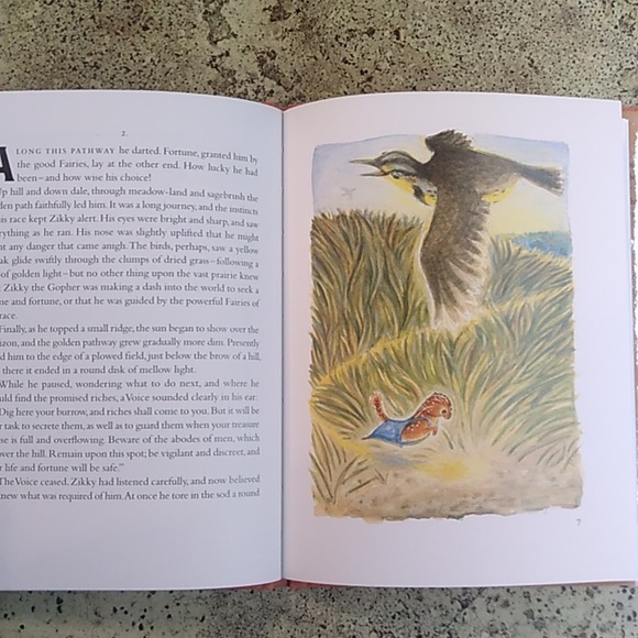 Discontented Gopher Frank L Baum Prairie Tale Children's Picture Chapter Book - Picture 5 of 5